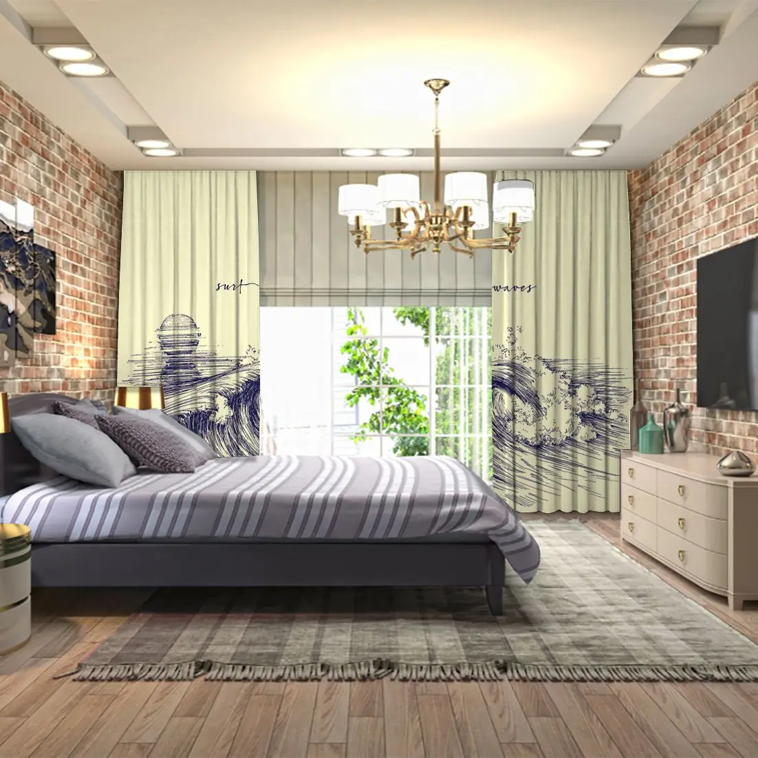 Занавес морской океан волны закат простая Природа тема монохромный темно синий