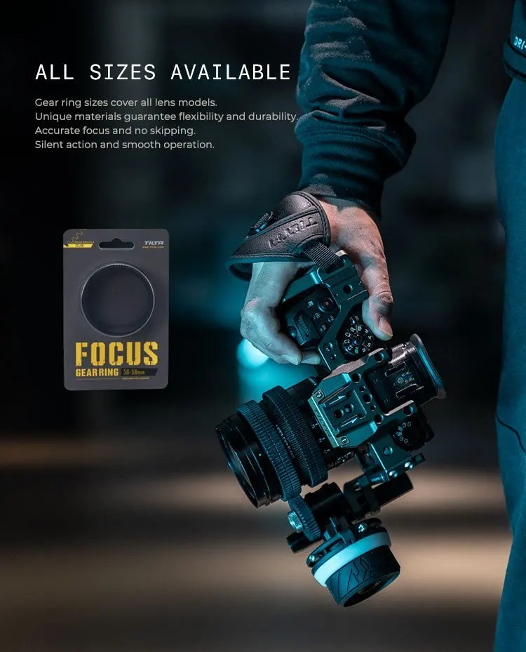 Зубчатое кольцо фокусировки Tilta для объектива 81 - 83 мм | Электроника