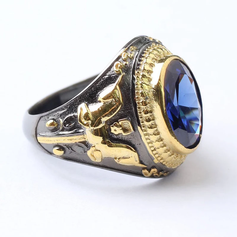 

Handmade Mens Silver Tanzanite Ring,18K Gold Plated 925 Silver Oval Tanzanite Ring