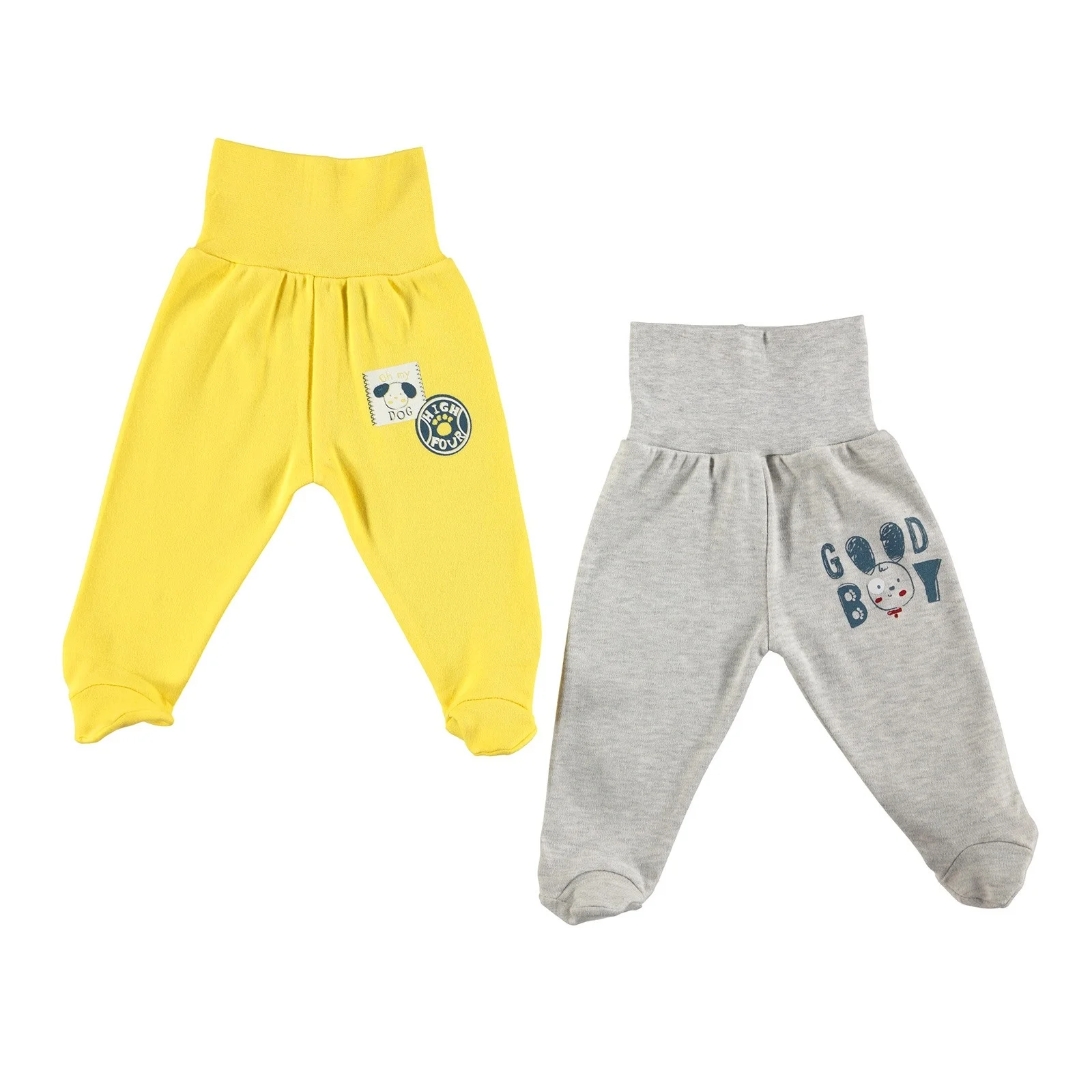 Ebebek HelloBaby/Детские широкие складные повседневные штаны с резинкой на талии