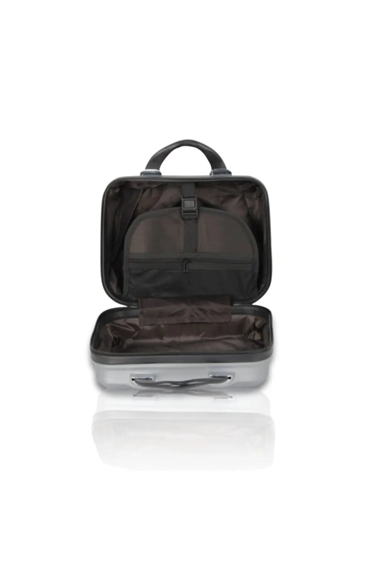

Black Color Premium Abs Toiletry Bag & Hand Luggage 14 Inches Large Interior Volume Handbag For Women 2021
