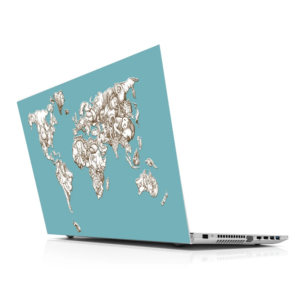 Наклейка Мир животных универсальная наклейка для ноутбука 13 14 15 6 16 17 19 дюймов mac