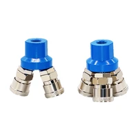 quick connector smy smv pneumatic pipe air pump compressor fitting distribution hose c type rounds two way three way