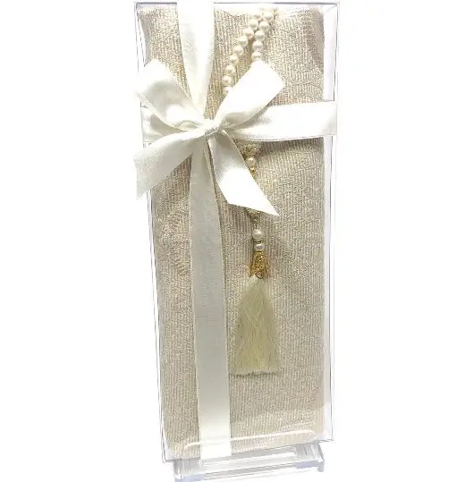 

Elif Series Prayer Rug Rosary Set (Cream) muslim islamic gift سجاد صلاة مسلم هدية إسلامية sijad salat muslim hadiat 'iislamia