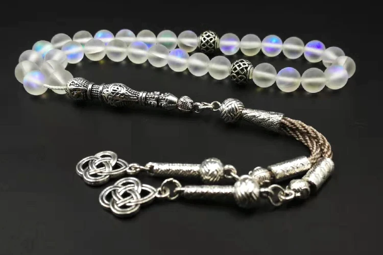 Австрийский Кристалл tasbih 33 66 99 бусины с металлической кисточкой стиль хрустальные женские молитвенные бусины Подарок мусульманские четки