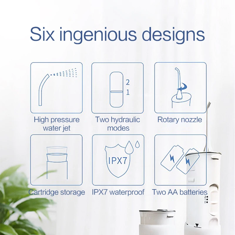 Электрический ирригатор для полости рта Panasonic портативный инструмент очистки