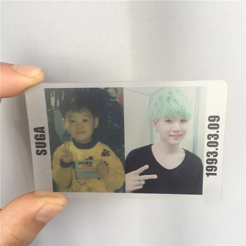 7 шт./компл. Kpop Bangtan мальчики день рождения Ablum ПВХ Lomo карта детство фото JIMIN JUNGKOOK SUGA