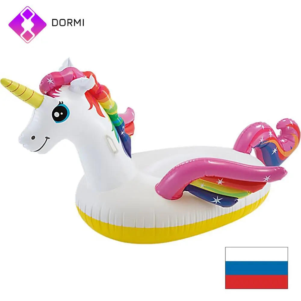 Надувной плот Intex Единорог плавающие игрушки для купания бассейн Забавный водные