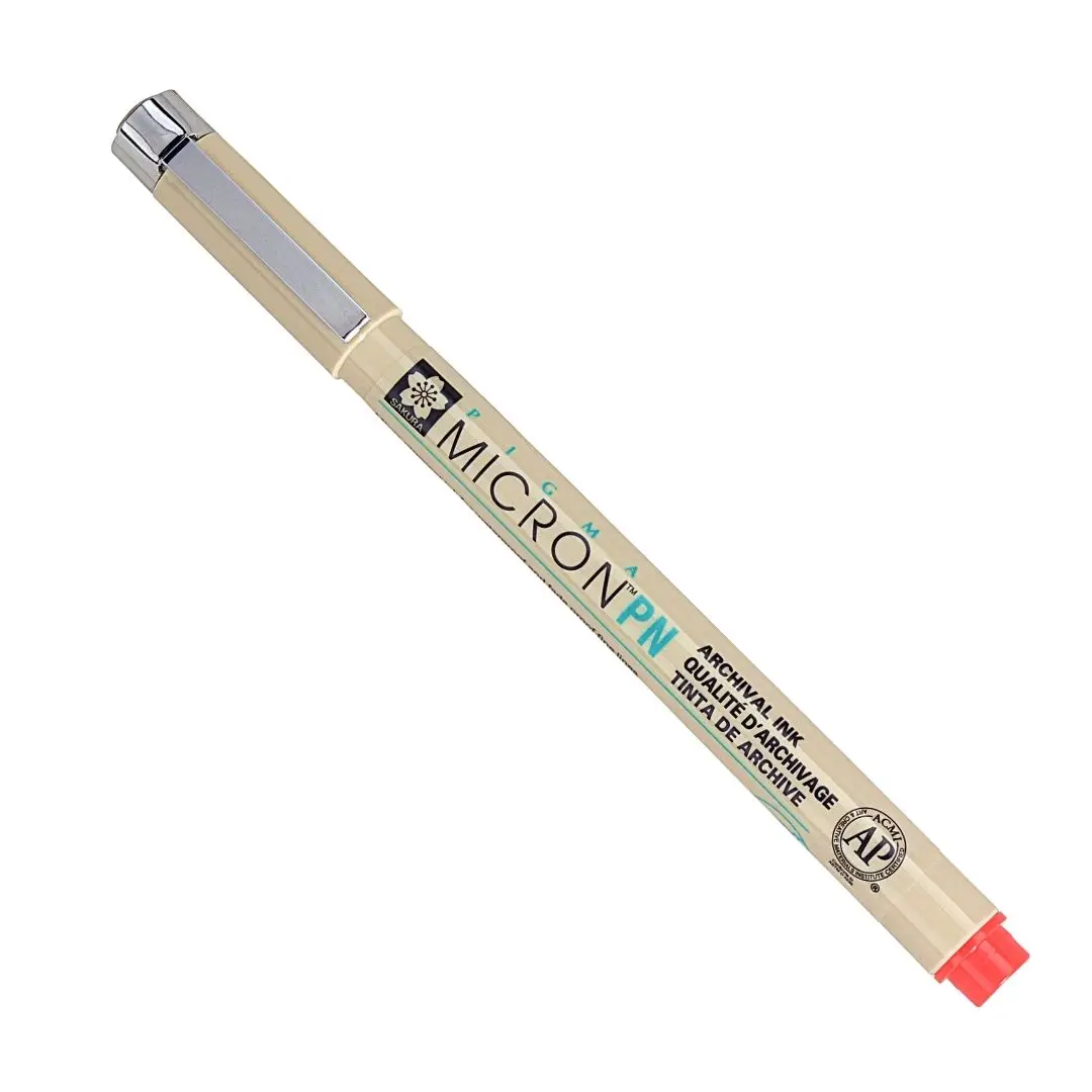 Ручка капиллярная Pigma Micron PN 0.4 0.5мм Красный.|Лайнеры| |