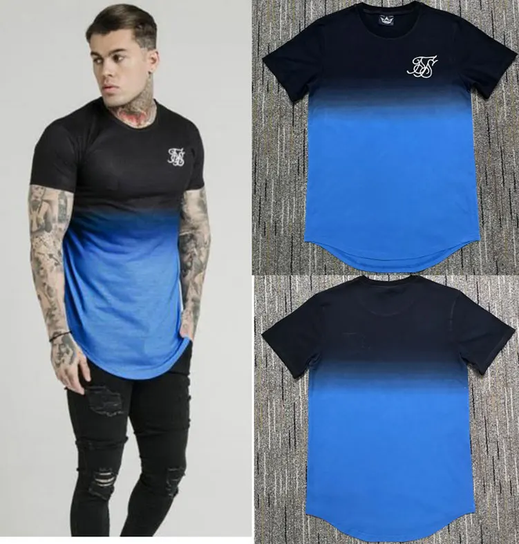 Мужская футболка увеличенная модель футболки в стиле хип-хоп с поврежденным