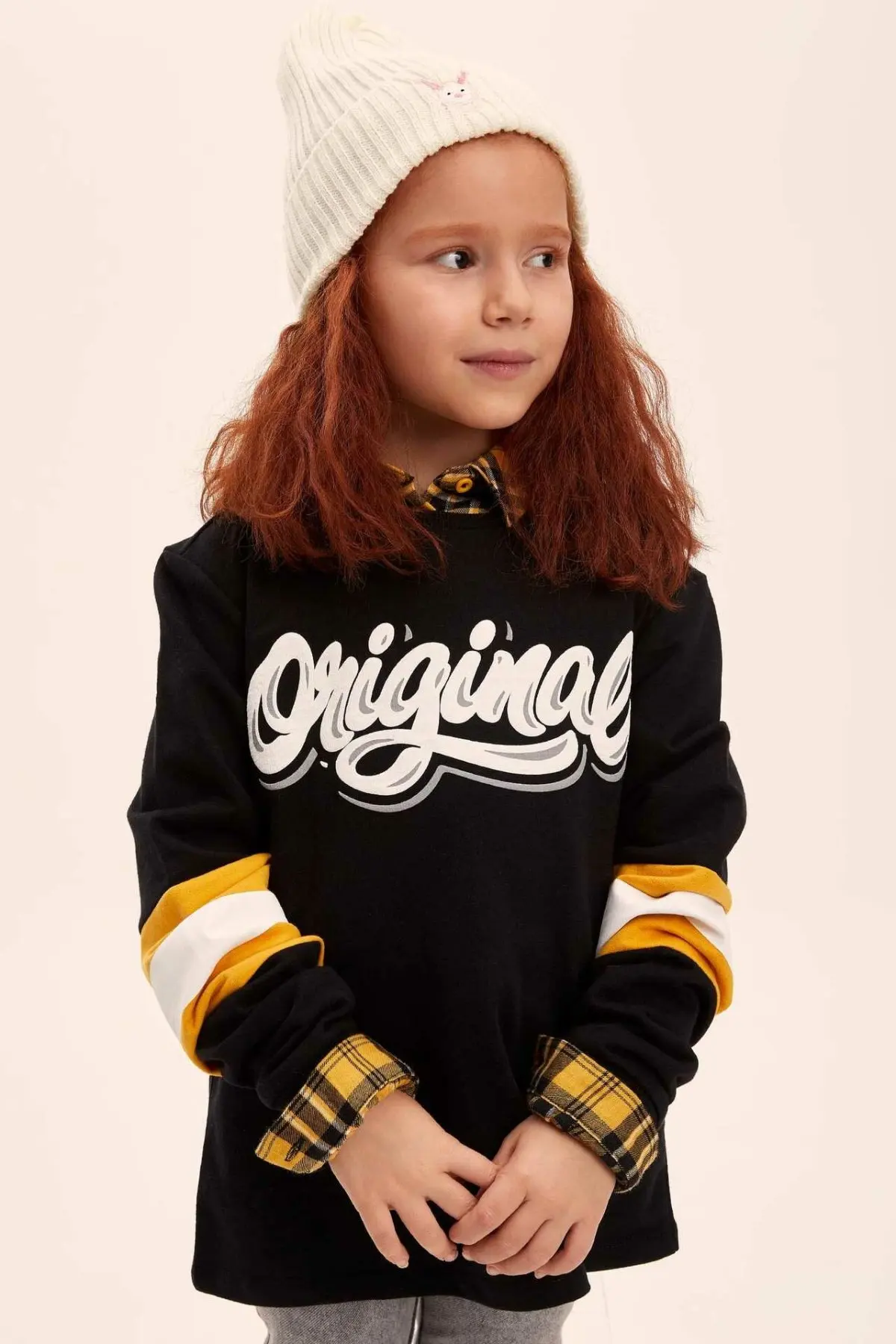 DeFacto Новинка модные пуловеры в полоску с длинными рукавами и круглым вырезом для