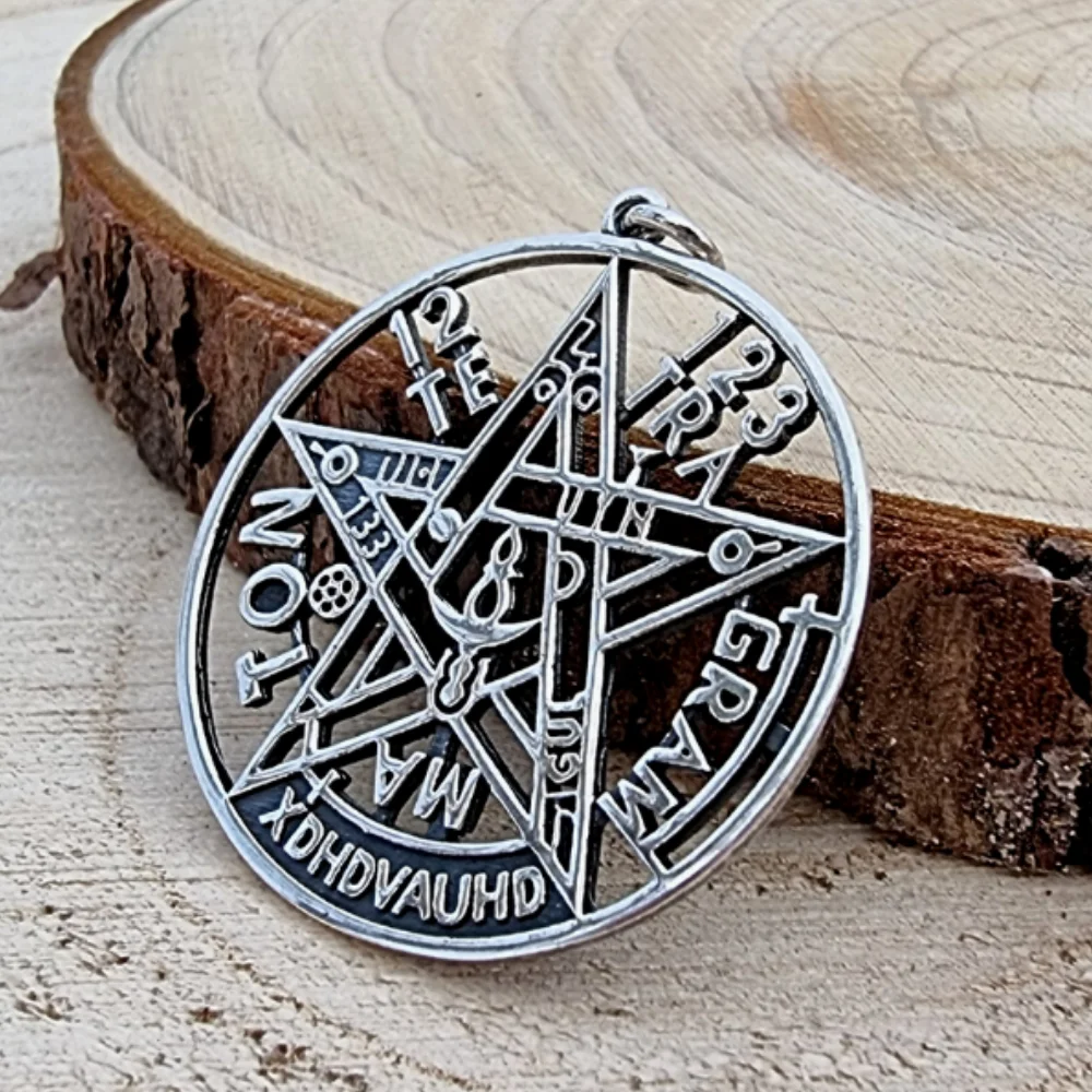 Подвеска тетраграматон 1 * Ley 925 серебро. Размер 2 см в диаметре. Вес: 8 гр. Амулет