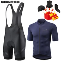 goairod 2022 bike jersey bib shorts sets tricuta cycling man for bicycle riding sports suits 5h cycling mountain uniform maillot