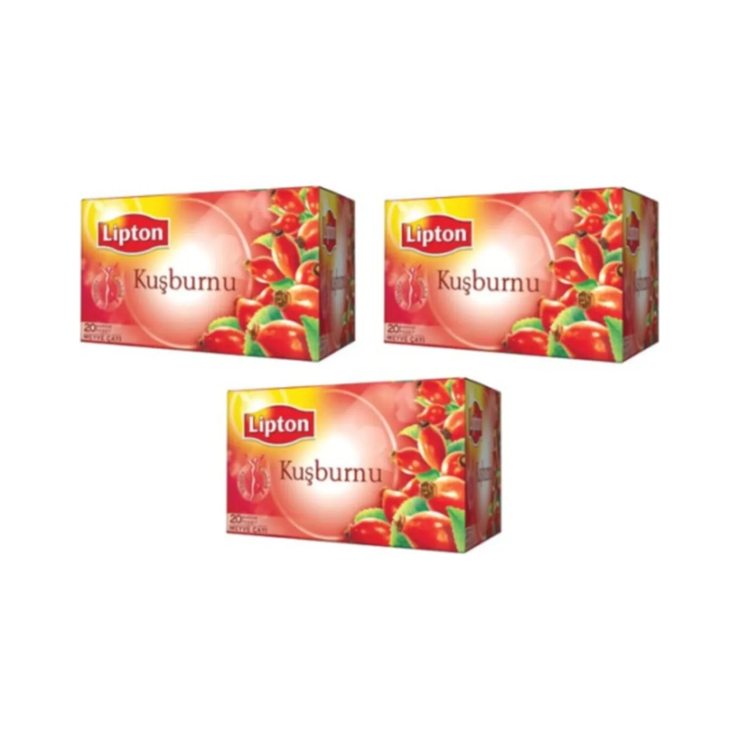 

WONDERFUL Lipton Rosehip 20 x 3 - 60's FREE SHIPPING