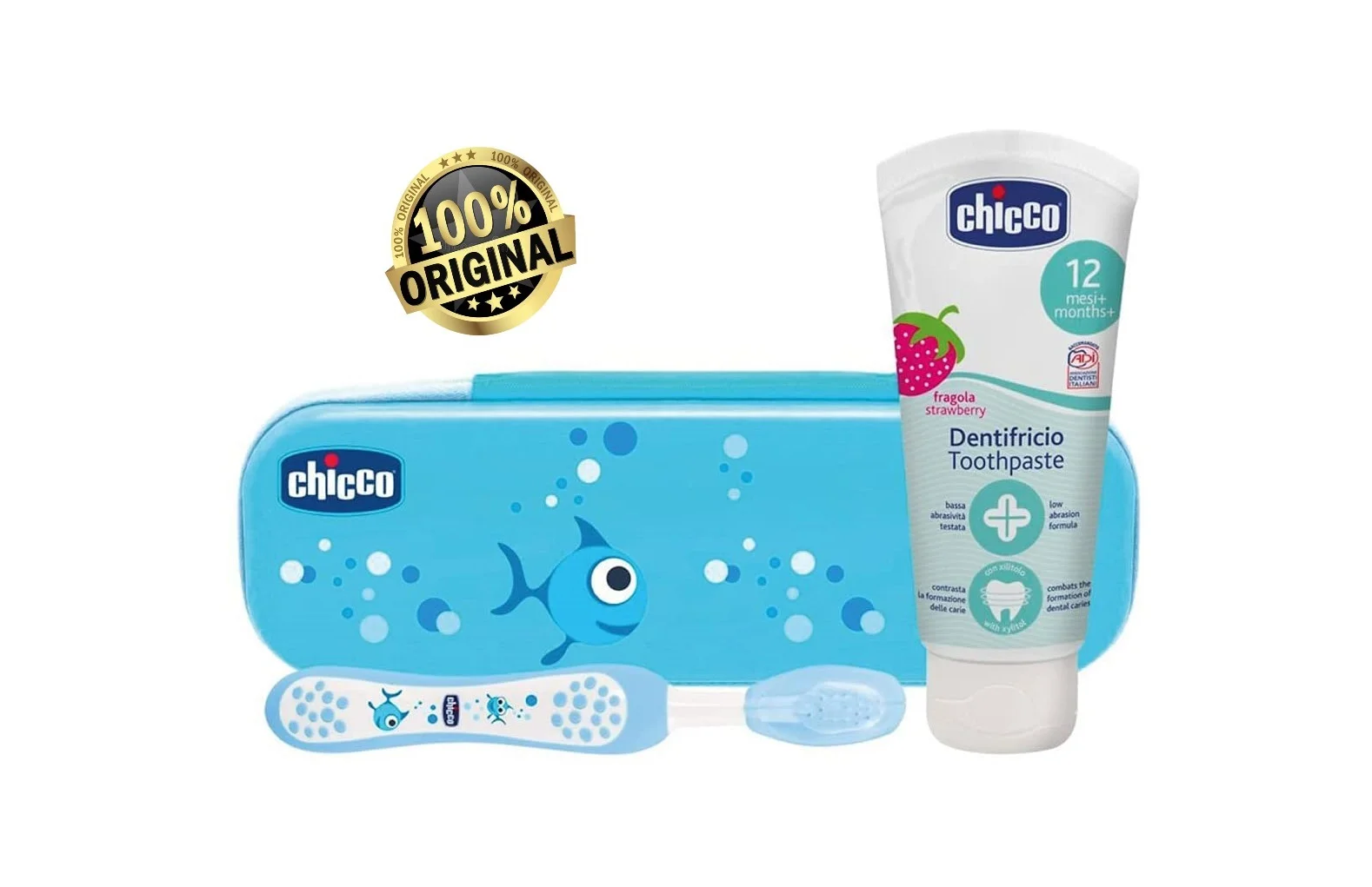 

Детская зубная щетка Chicco детская фотосессия + 12 месяцев