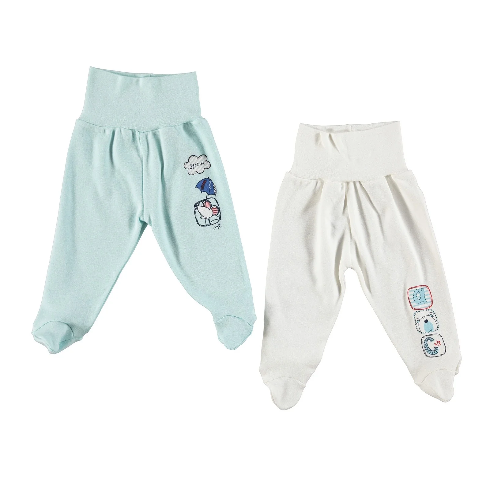 Ebebek HelloBaby/Детские широкие складные повседневные штаны с резинкой на талии