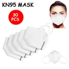 5-слойная маска KN95, адаптируемая против загрязнения дышащая N95 маска, безопасная Нетканая Ушная петля KN95 маска, защита уровня защиты
