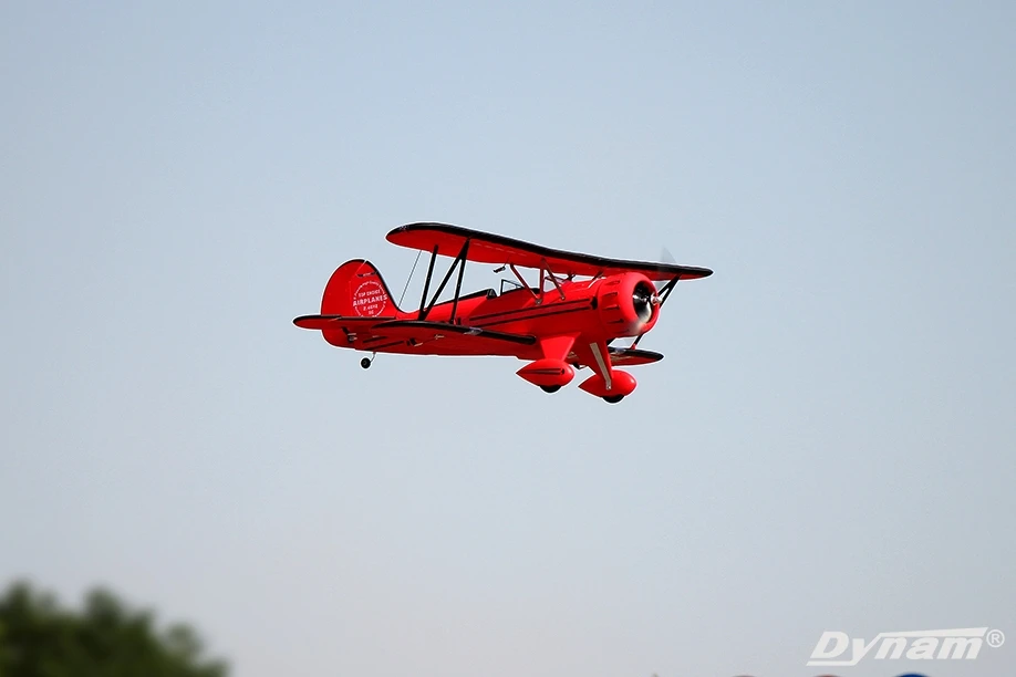 Dynam Waco Red EPO 1270mm Wingspan Biplane Remote Control Mode 2 RC самолет|Радиоуправляемые самолеты| |