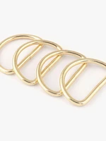 1020pcs non welded d ring metal d buckles gold d ring for belt buckles handbag hook purse clasp key chain webbing pet collars