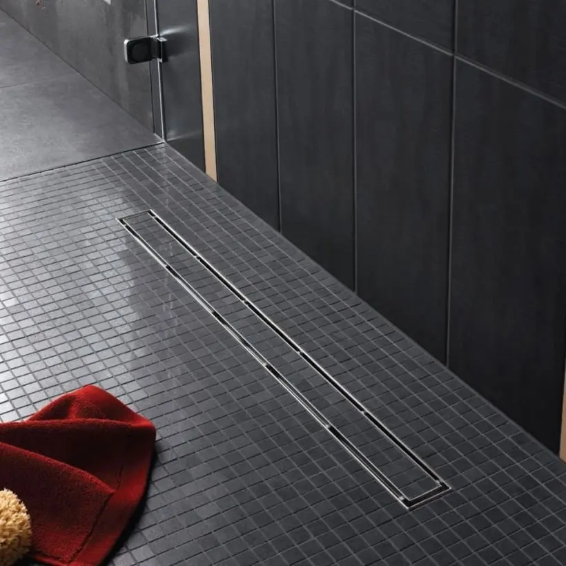 Душевой лоток под плитку из нержавеющей стали слив для пола ванной комнаты