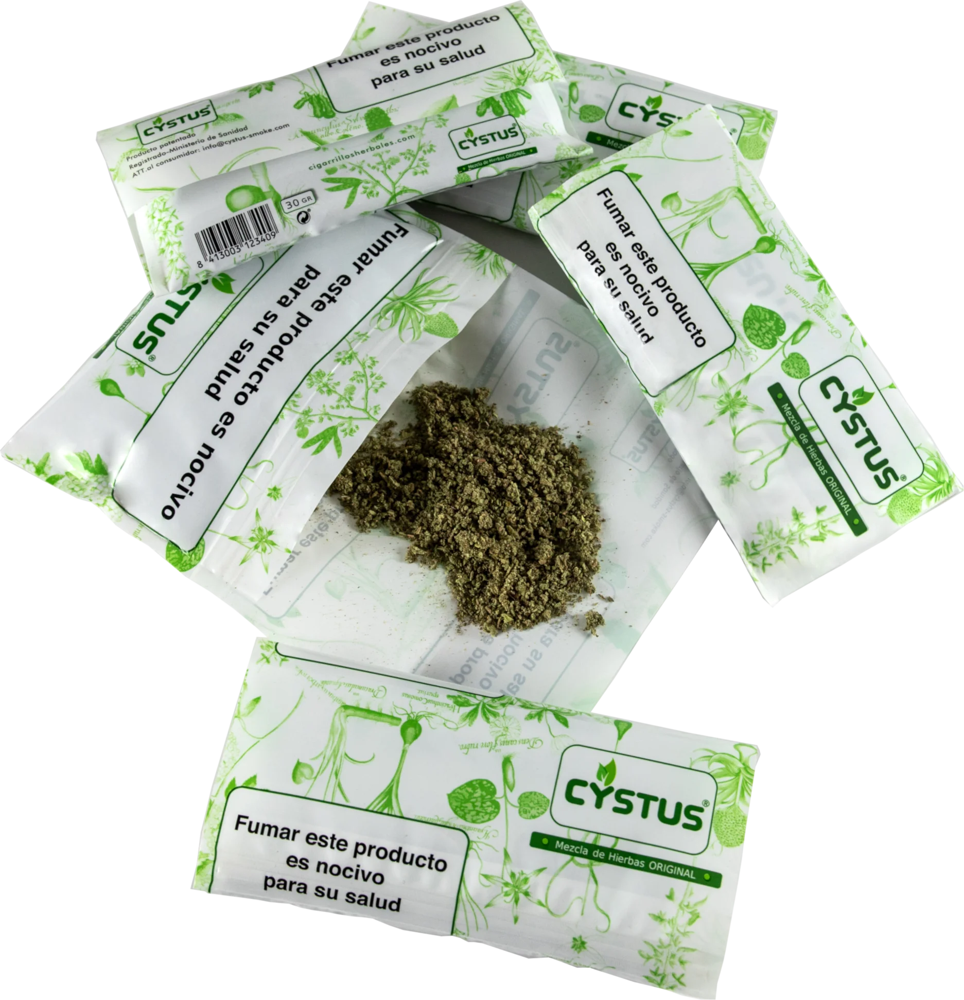 Пакет x 5 травяные сигареты естественных трав заменители табака никотин