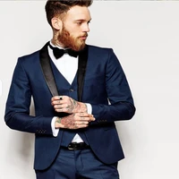 2022 costume homme italian business slim fit mens suits groom prom tuxedos groomsmen blazer for wedding 3 pcsjacketpantvest