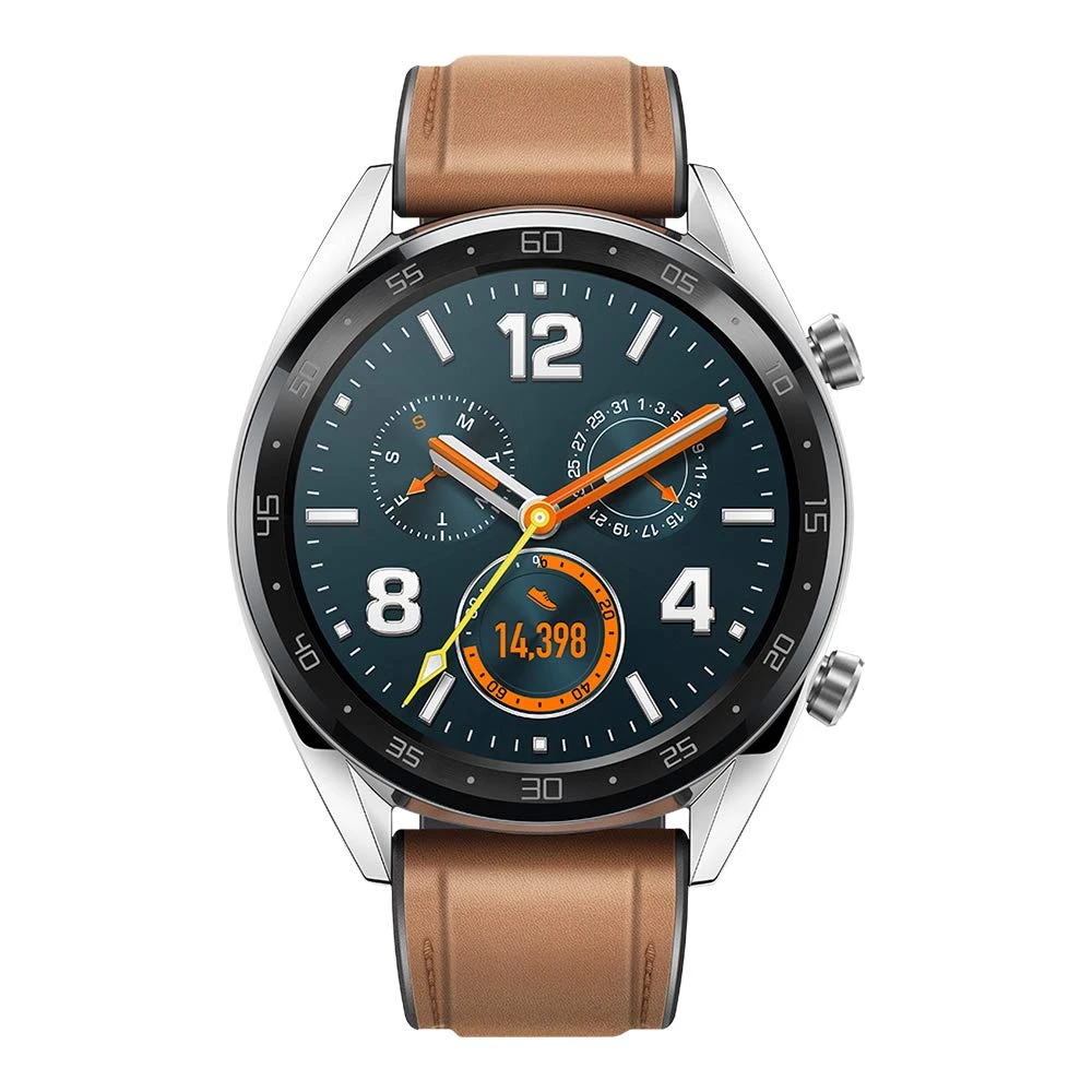 Watche smart Huawei Watch GT Fashion цвет коричневый (коричневый) -часы (труслип GPS мониторинг