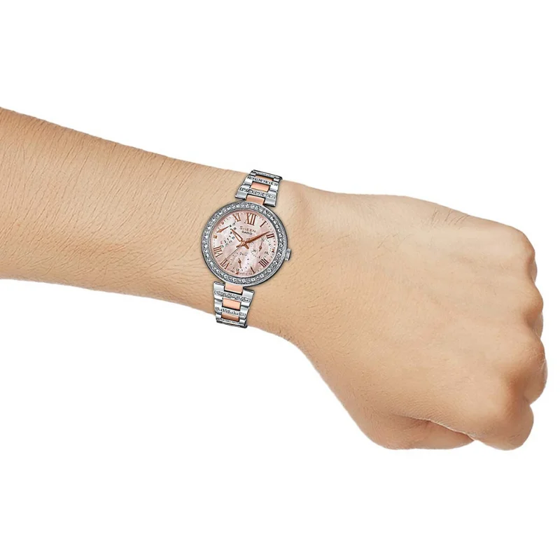 Женские часы Casio оригинальные стальные модные роскошные 50 м водонепроницаемые