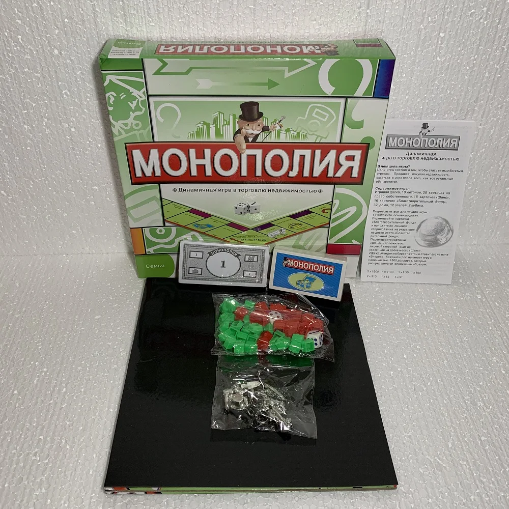 Монополия на русском языке классическая Семья настольная игра | Игрушки и хобби