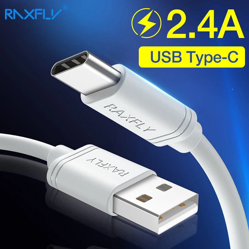 RAXFLY usb type C кабель для samsung Note 10 S10 S9 A50 USB мобильного телефона провод быстрого заряда