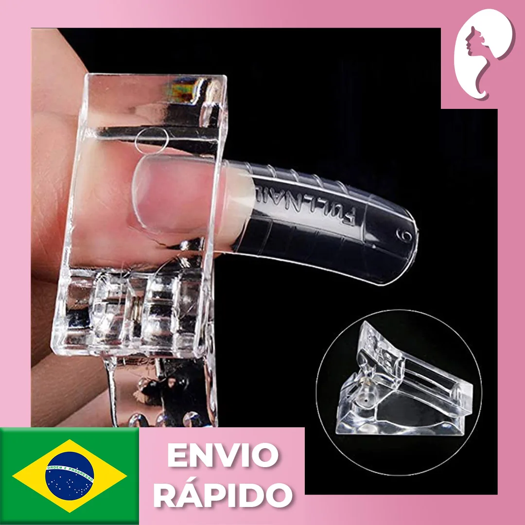 

5 P/Polygel Acrylic Clips Polygel Mold F1 Porcelain XD-06000 Clip for Gel Nails Tips Manicure Nail Nail Art Nails Promo