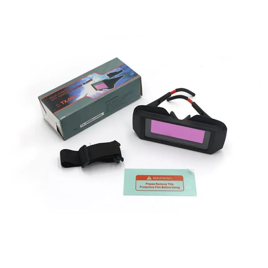 

Hot sale Solar automatic dimming welding protective mask welder glasses welding cap