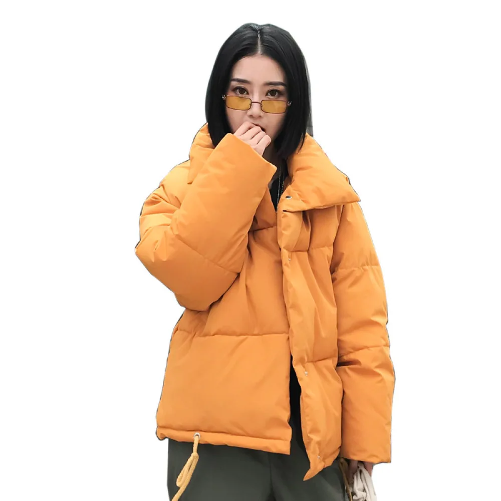 

Women Clothes Fashion Parka 2020 Winter New High Quality Coat Fashion Korean Winter Loose Bread Parka Warm All-Match Jackets