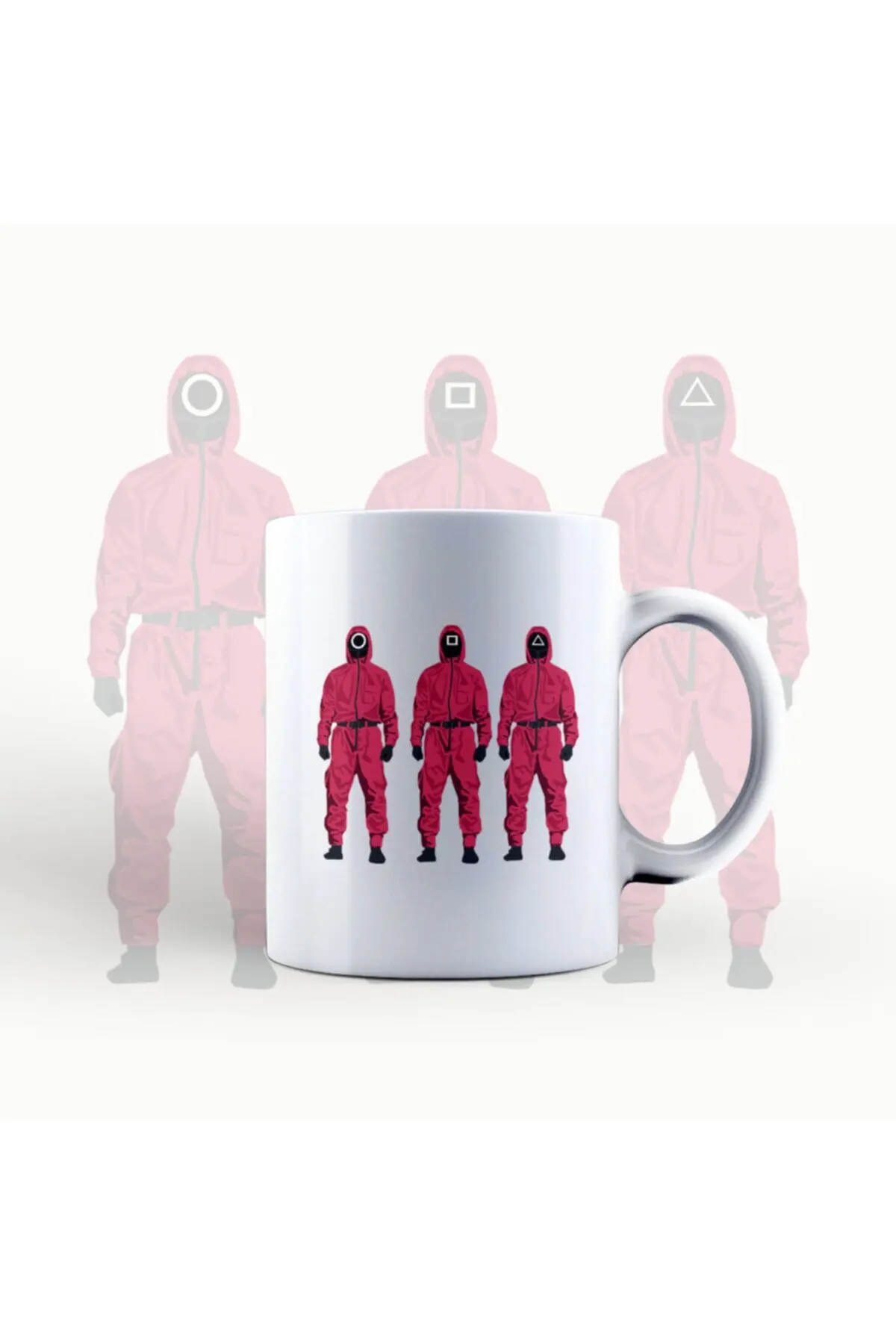 

Triple Character Glass Mug