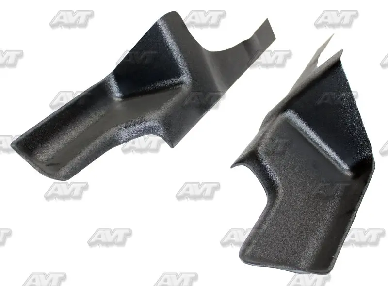 Накладки на ковролин дверных порогов для Renault Captur 2016- 4 шт/1 комплект передние и