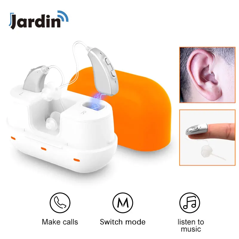 

2/7 Channels Hearing Aids audifonos Mini Rechargeable Hearing Aid Adjustable Tone Sound Amplifier Portable Deaf Elderly Earphone