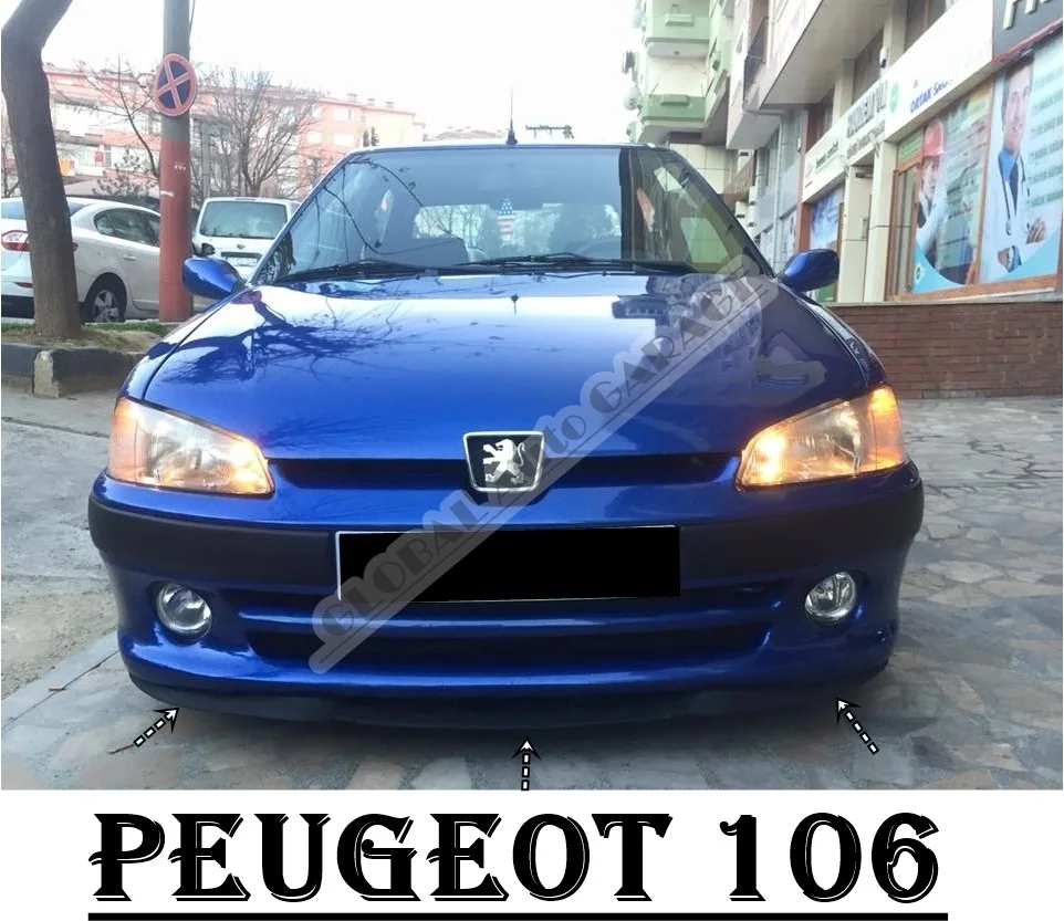 Для Peugeot 106 CUPRA R передний спойлер бампер губа 1991-2000 года Европейский Универсальный