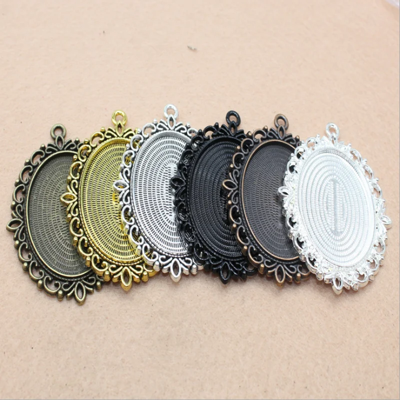 Бесплатная доставка 20 штук кулон заготовки кабошоны базовые настройки 30x40 мм