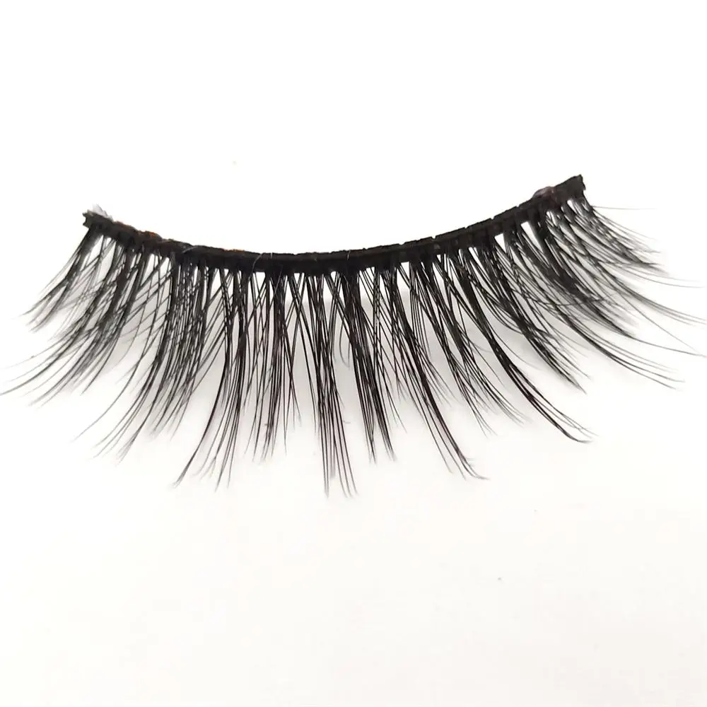 

Wholesale 30 pairs/lot Luxury False Lashes Fake Faux Mink Eyelashes with Tray no Plastic Box Natural 3D Lashes Makeup Volumn F21