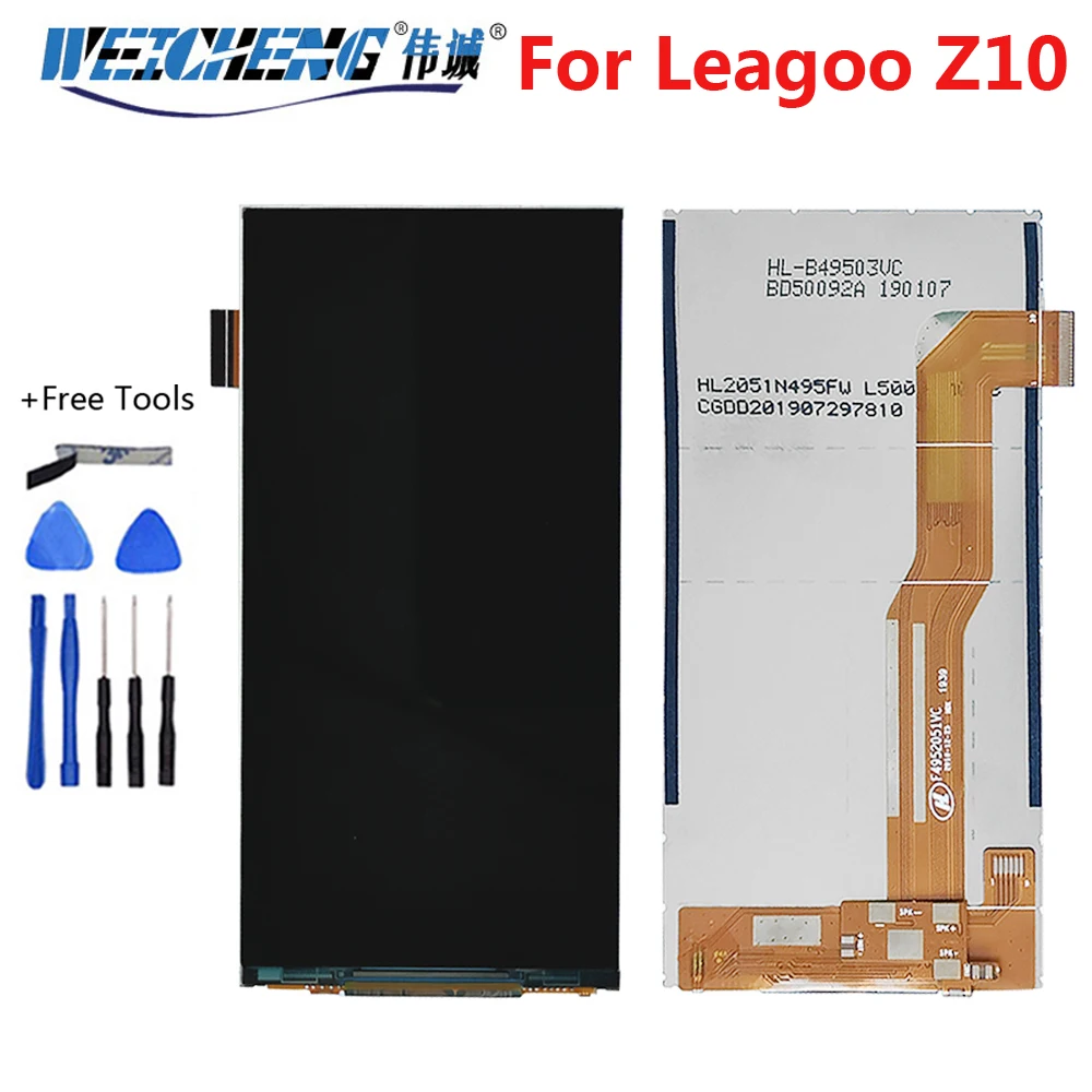 5,0 дюймов для Leagoo Z10, ЖК-дисплей, экран, аксессуары для смартфонов, дисплей Leagoo Z10, замена мобильного телефона с инструментами + клей