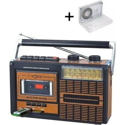 

Retro Usb Fm radio cassette player music player + 90 minute tape Cassett