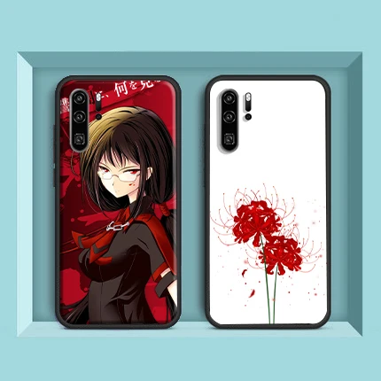 

Blood-C Anime Flower Phone Case For Huawei P Smart Z 2019 2021 P20 Lite 2019 Pro P30 P40 Lite Pro Plus Funda Coque Carcasa