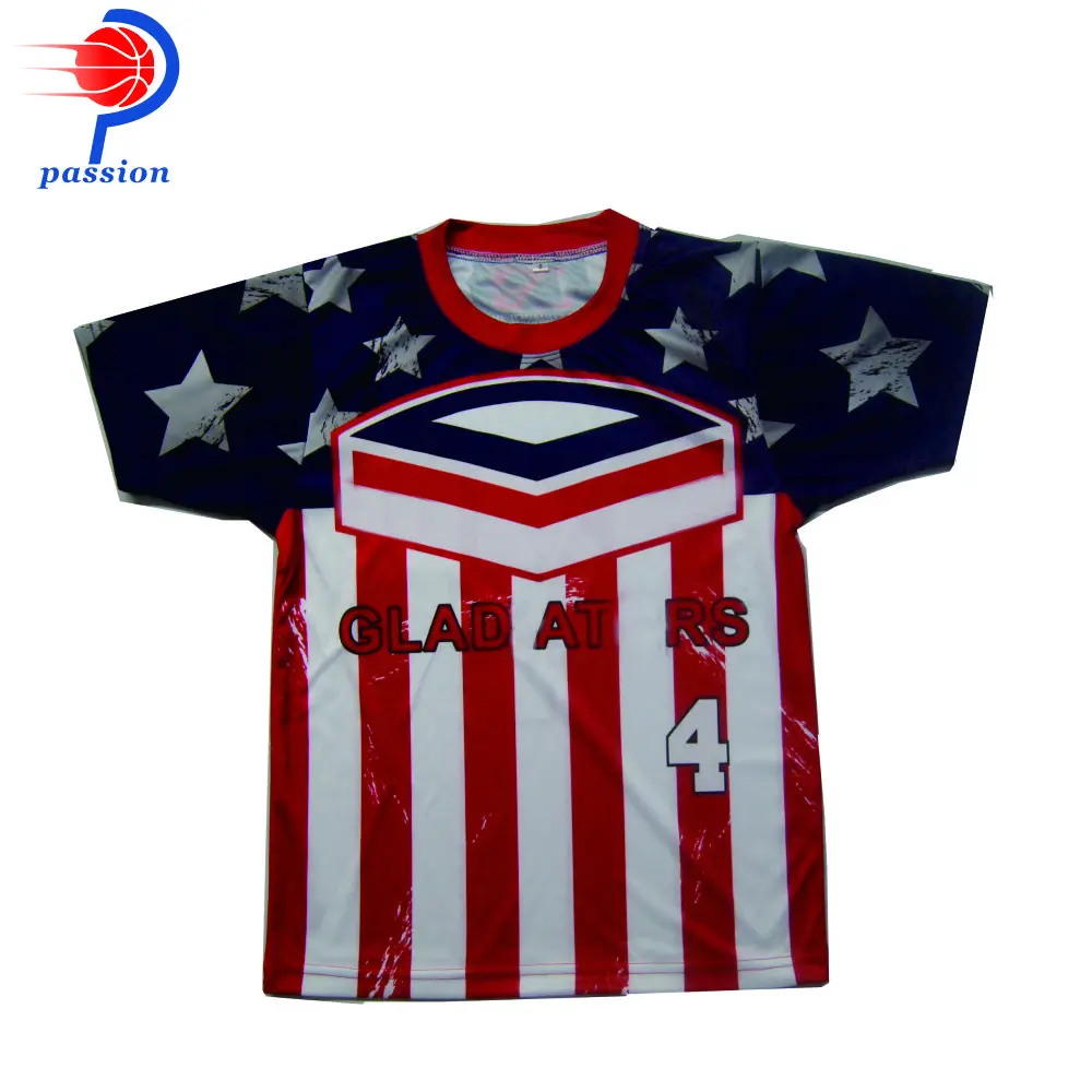 Влагопоглощающие футболки для Софтбола с принтом звезд и американских