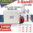 Усилитель сотовой связи 4G для сотового телефона 900 1800 2100 МГц трехдиапазонный усилитель сигнала 4G для смартфонов GSM ретранслятор 2G 3G 4G усилитель сотовой связи