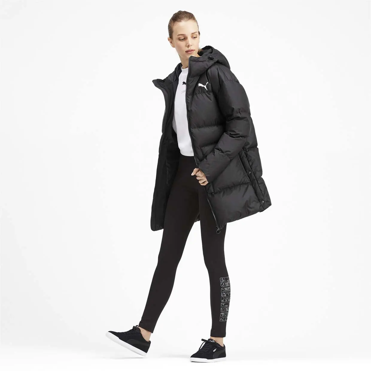 Женская куртка Puma Long Hooded Down Coat FZ 58005501 | Спорт и развлечения