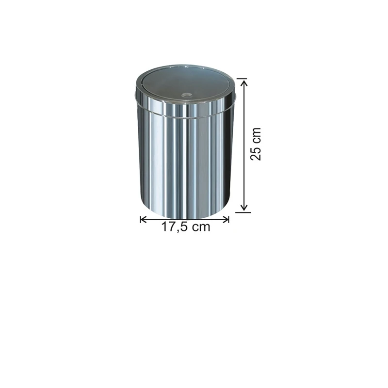 

Stainless Steel Touch Screen Trash Can 5 liters