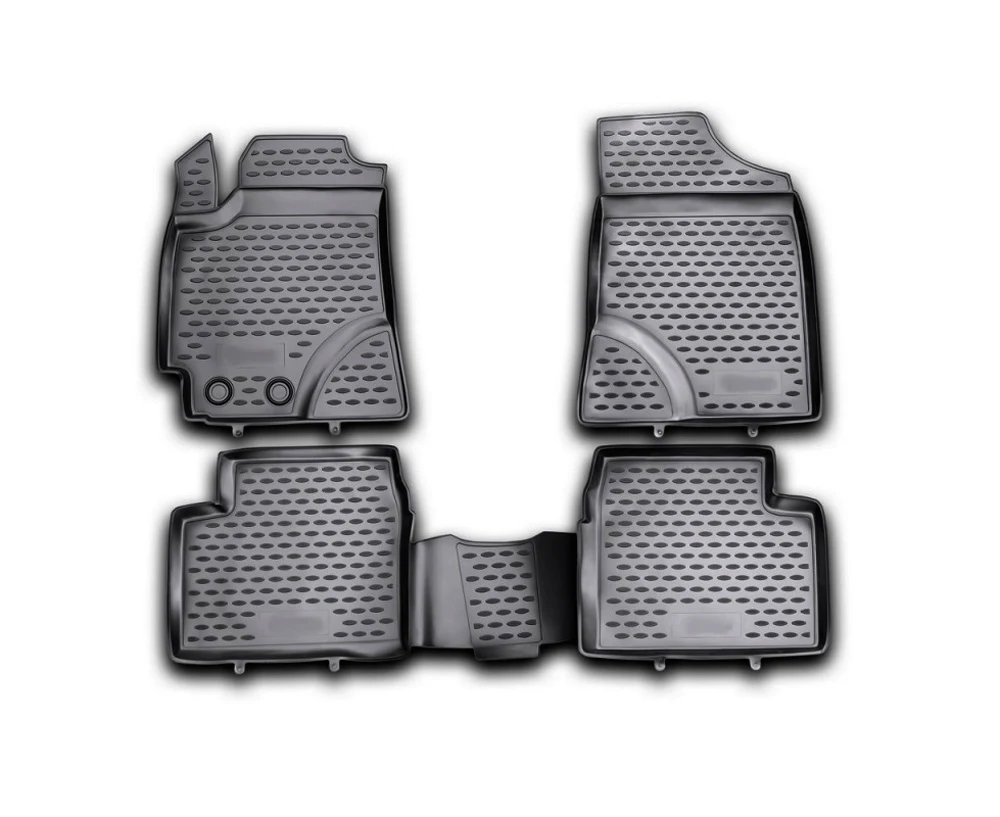 Коврики для Geely Emgrand EC7 2011~ полиуретановые коврики Нескользящие резиновые аксессуары для салона автомобиля Защита от грязи d