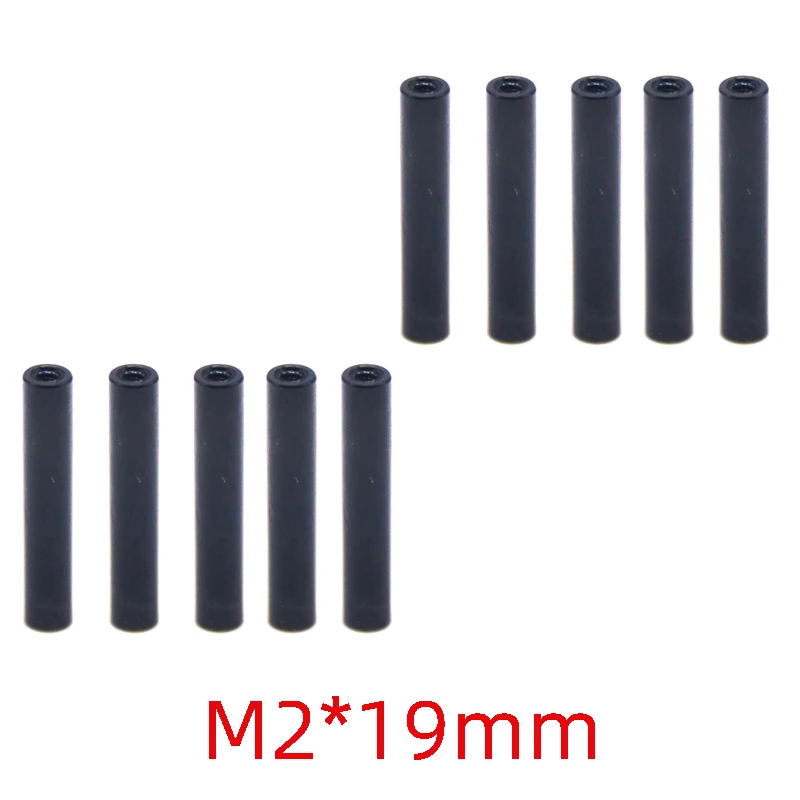 Алюминиевая Колонка TCMM m2x19 мм m2x25 ярко-черная для FPV гоночного дрона алюминиевые