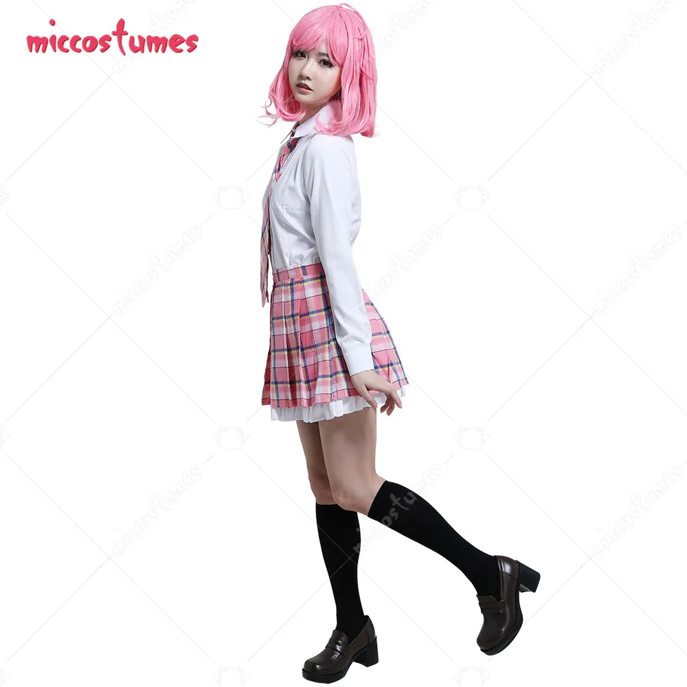 Noragami Ebisu Kofuku женский костюм для косплея желтый свитер юбка наряд на Хэллоуин| |
