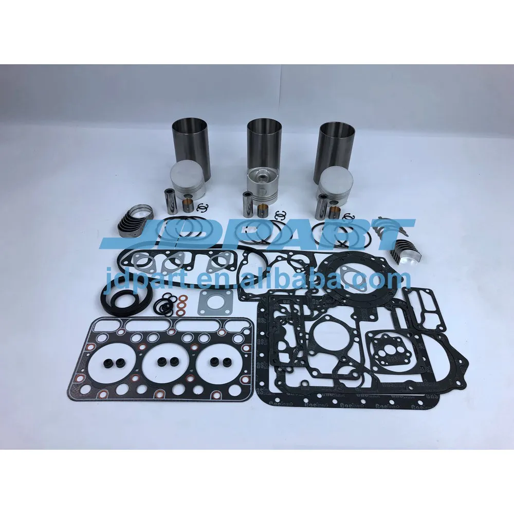 

D1302 complete rebuild kit STD with liner kit overhaul gasket kit engine bearings For kubota Engine